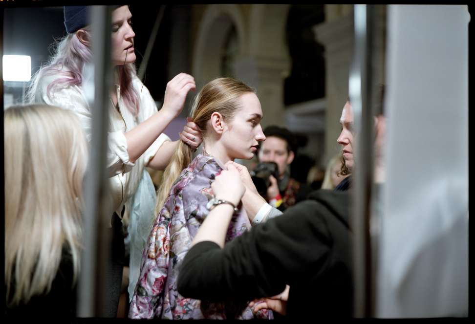 Backstage at London Fashion Week, a phantasmagoria unfolds at the hands ...