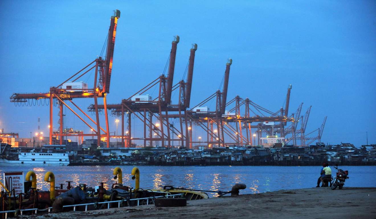 A file picture of Manila's international container port. Photo: AFP