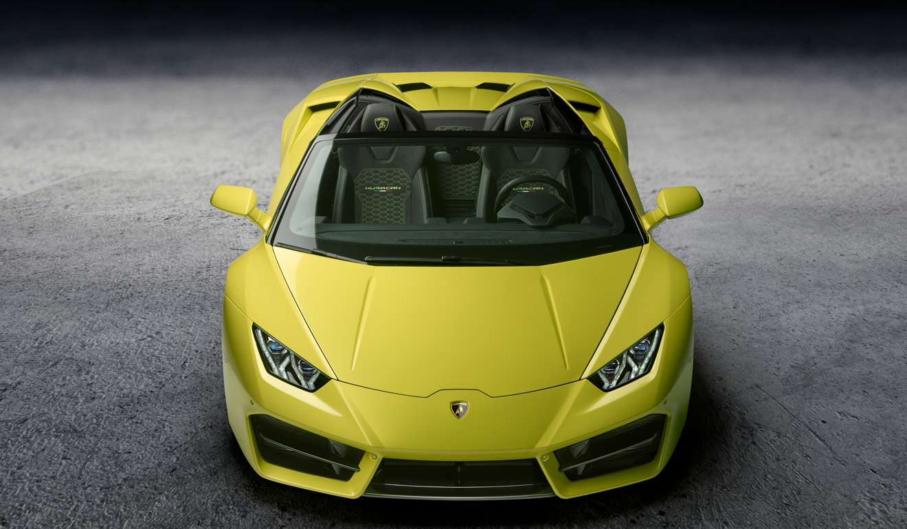 Lamborghini Huracán LP 580-2 Spyder completes the whole unapologetically brash, top-dog image that one wants when buying this brand. Photo: Handout