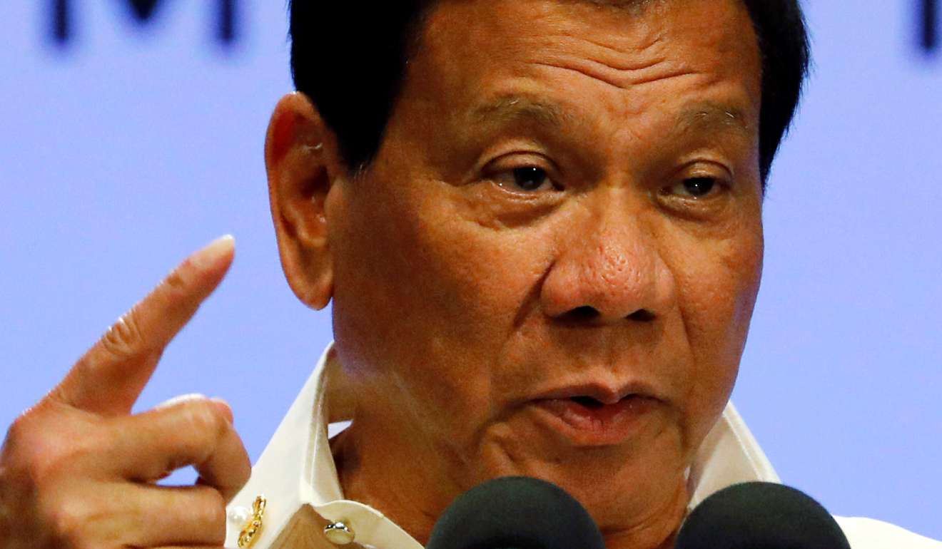 Philippine President Rodrigo Duterte. Photo: Reuters