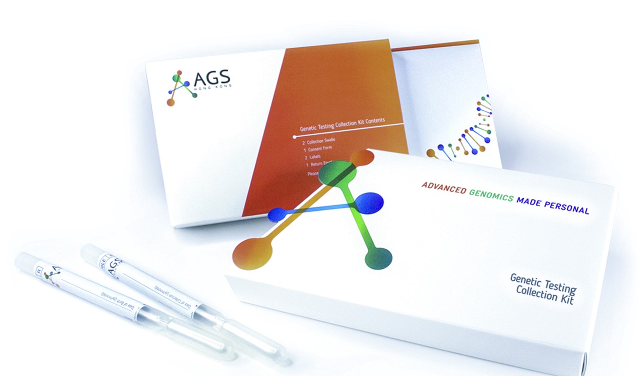 Genetic testing collection kit from Advanced Genomic Solutions. Photo: Handout