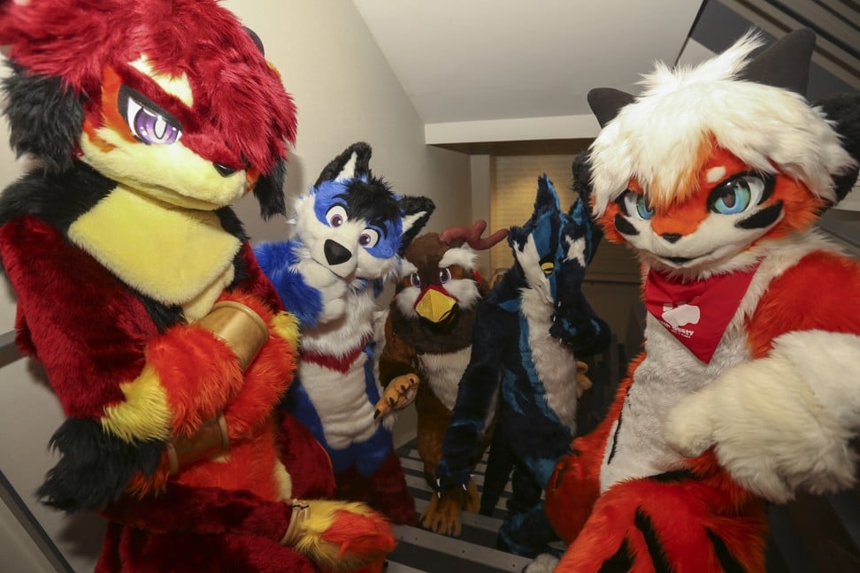 The furries of Hong Kong men and women who dress up as animals and