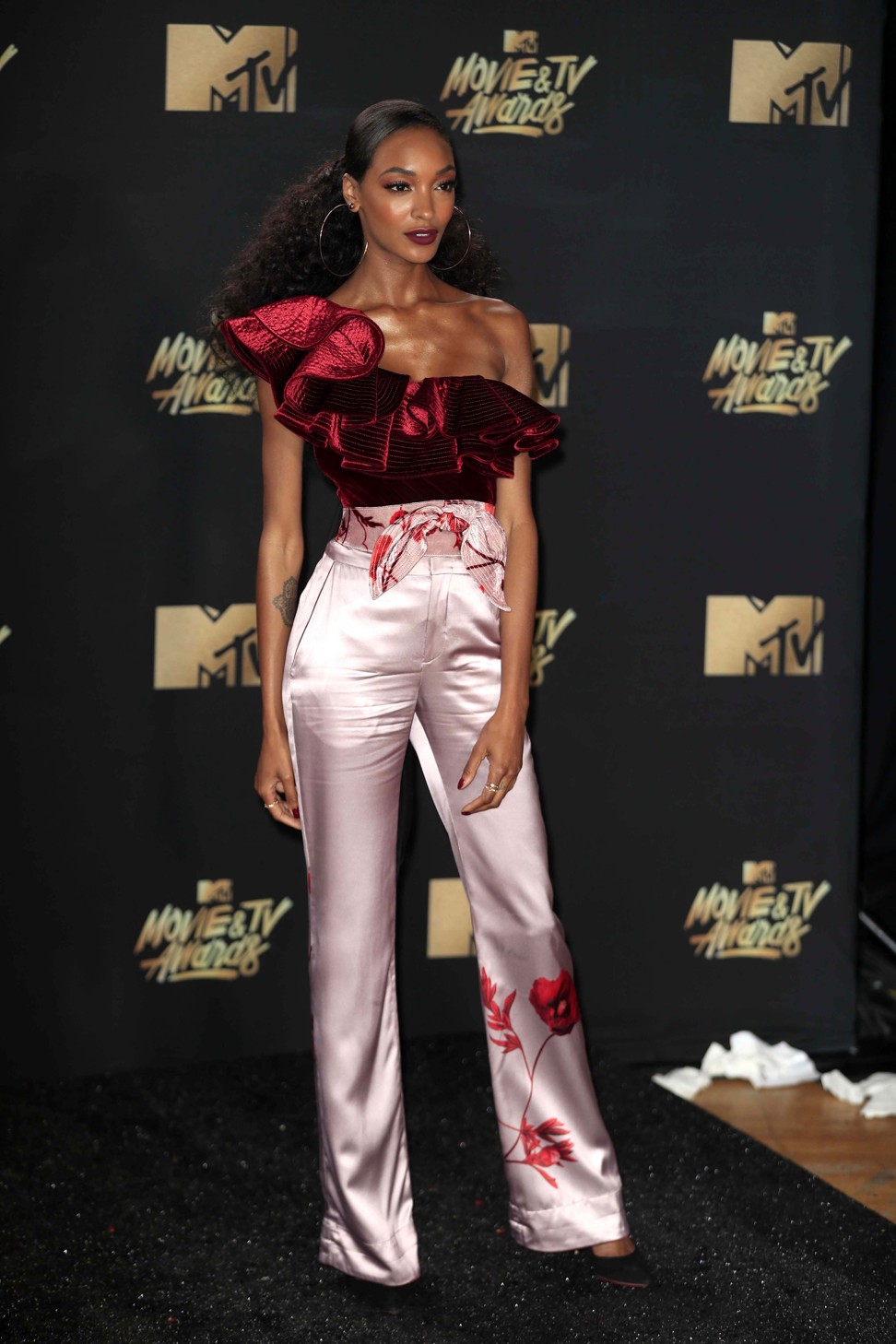 Jourdan Dunn at the 2017 MTV Movie & TV Awards. Photo: EPA