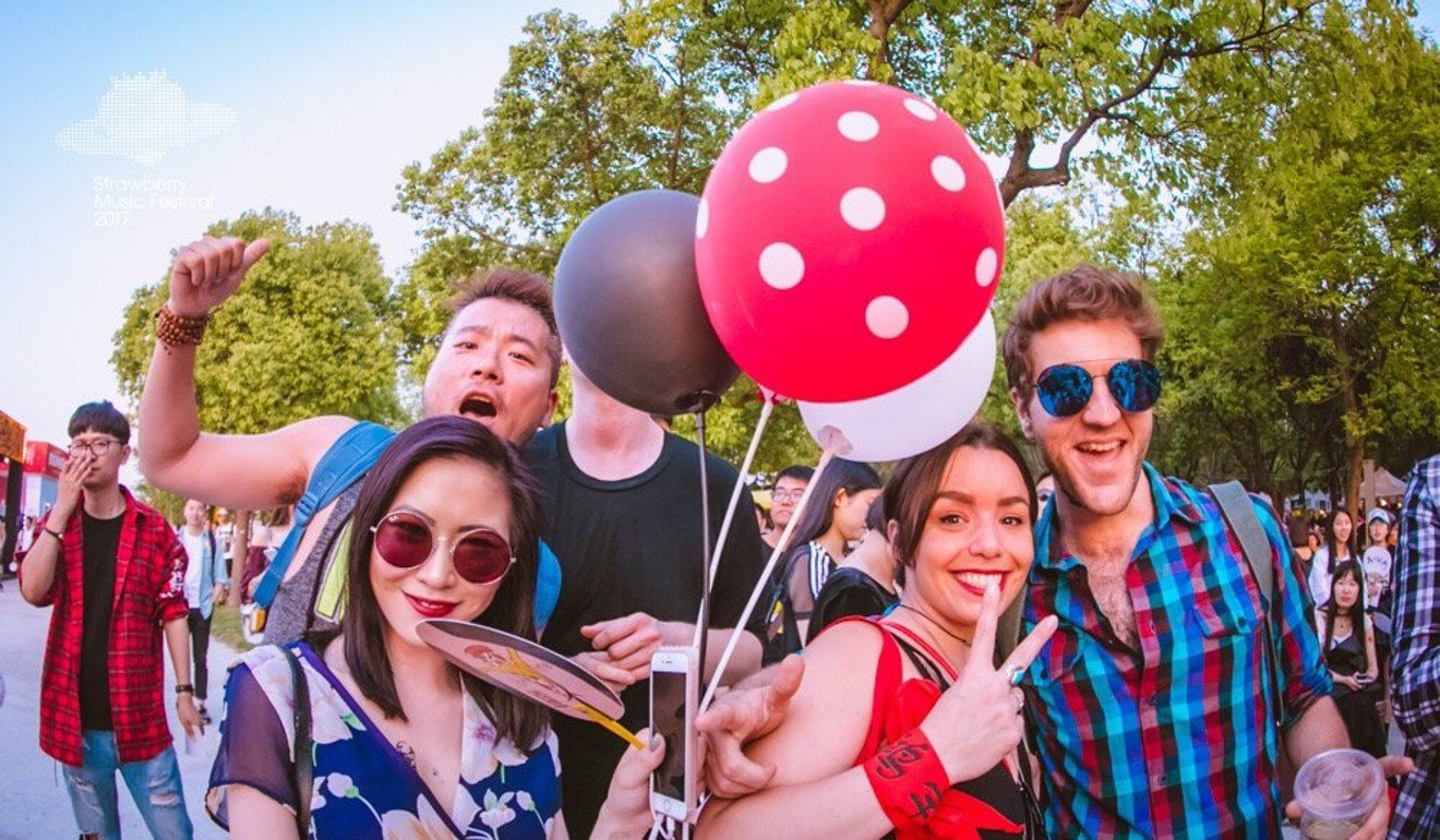 Images from the Strawberry Festival in Shanghai earlier this month, which went ahead despite its sister event in Beijing being cancelled. Photo: Strawberry Festival