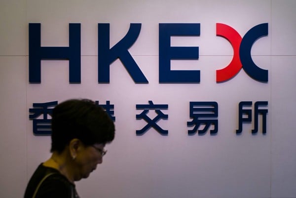 The driving forces of profitability at HKEX in the first quarter were rising stock market turnover and increased numbers of new listing. Photo: AFP