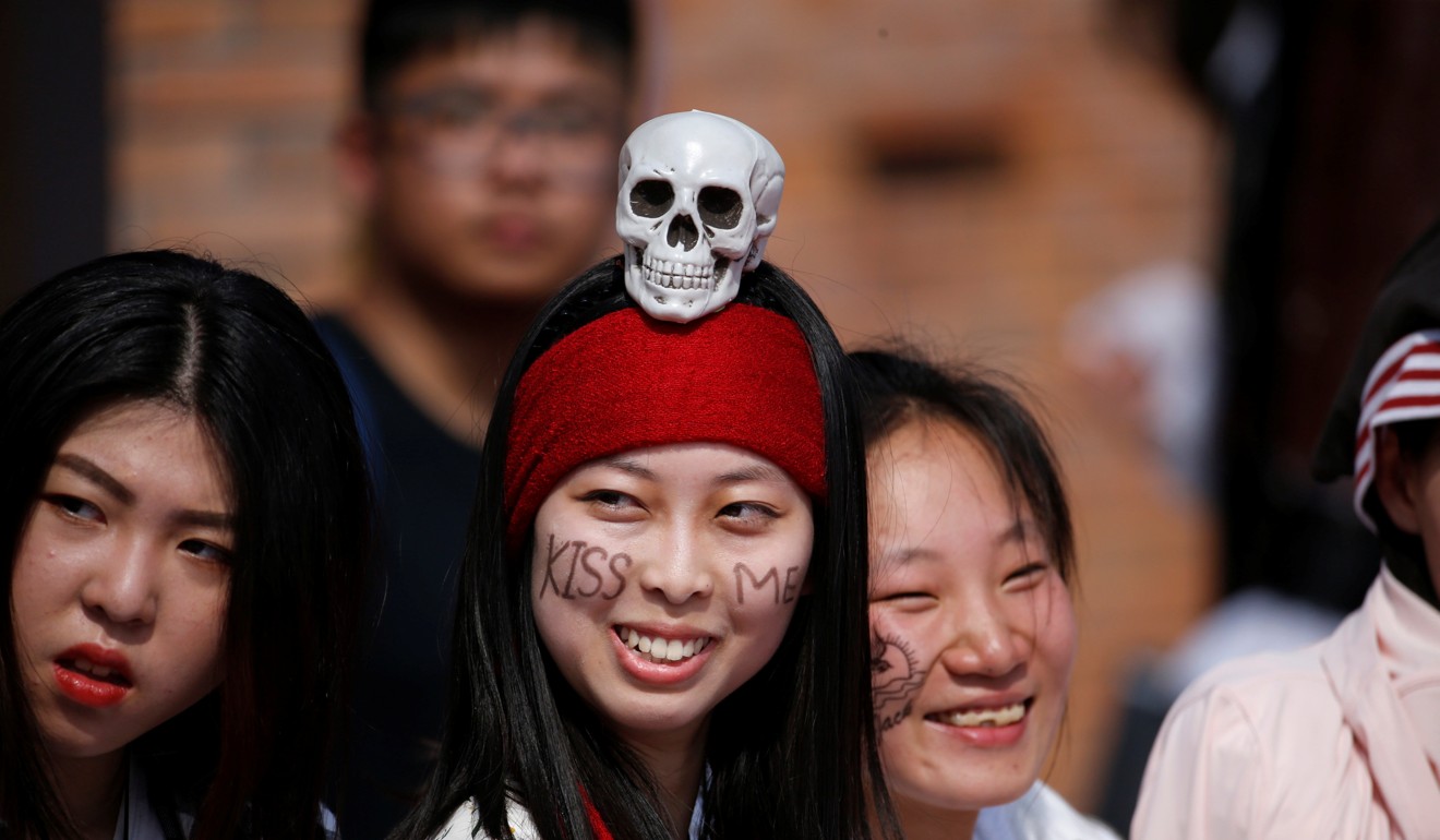 Fans wait ahead of the the film’s global premiere in Shanghai. Photo: Reuters