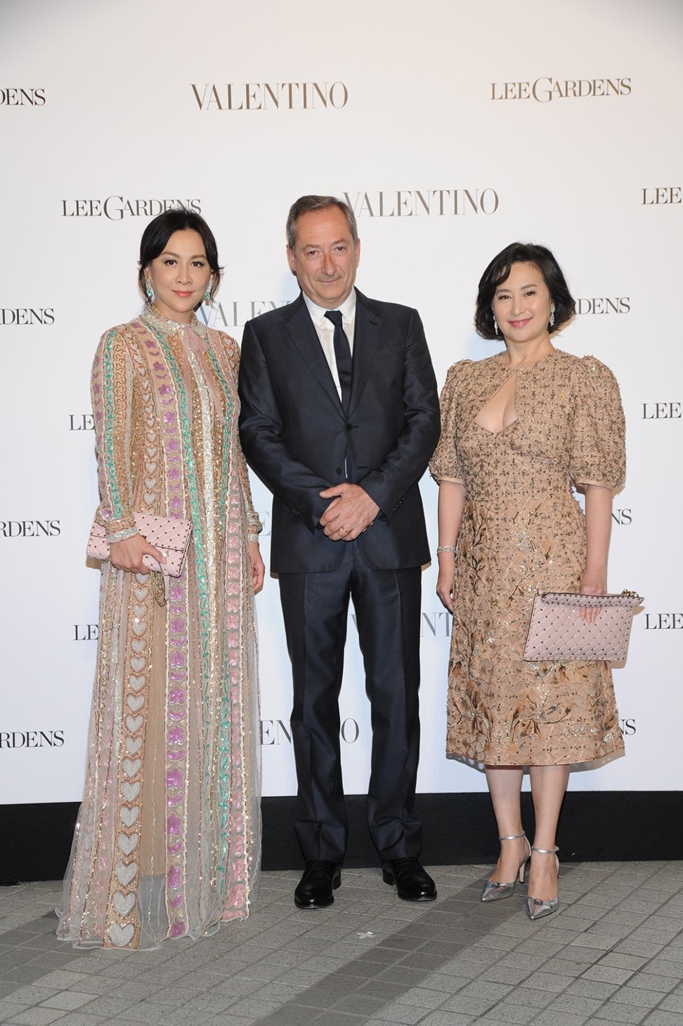 Carina Lau, Stefano Sassi and Pansy Ho