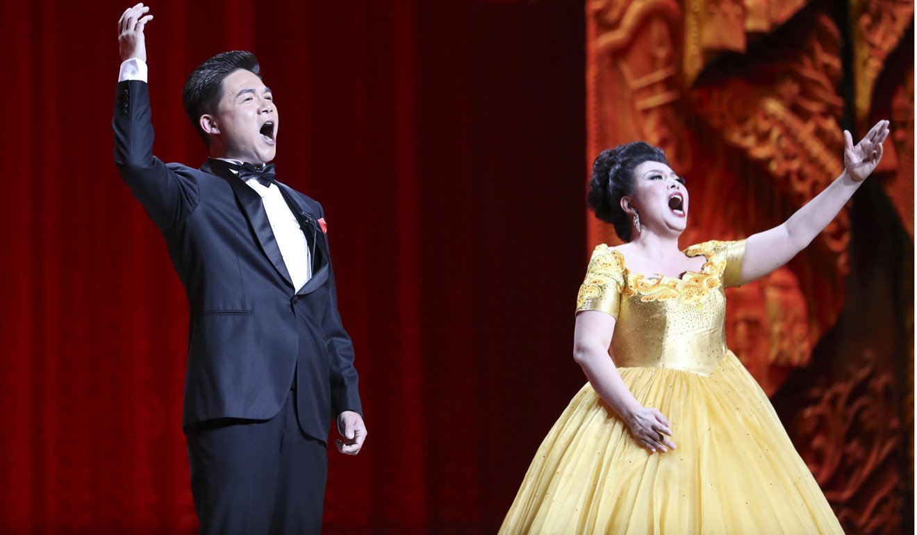 The Millennial Road performance also included Western elements such as the Neopolitan song ‘O sole mio. Photo: Xinhua