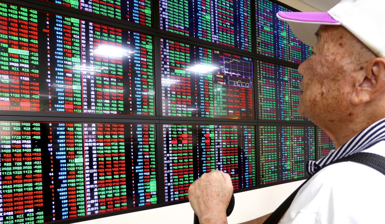 Taiwan’s main stock exchange climbed to a 17-year high last week. Photo: EPA