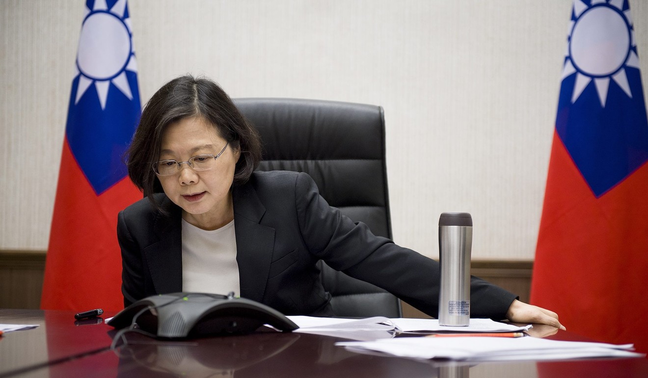 Tsai infuriated Beijing with her phone call to Donald Trump after his election win. Photo: EPA