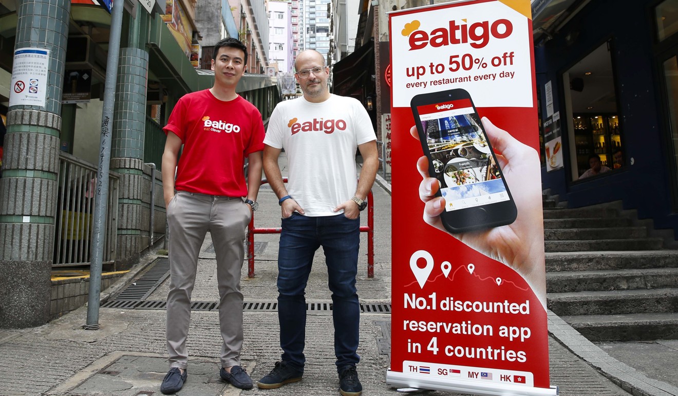 Pumin Yuvacharuskul and Michael Cluzel, co-founders of eatigo.