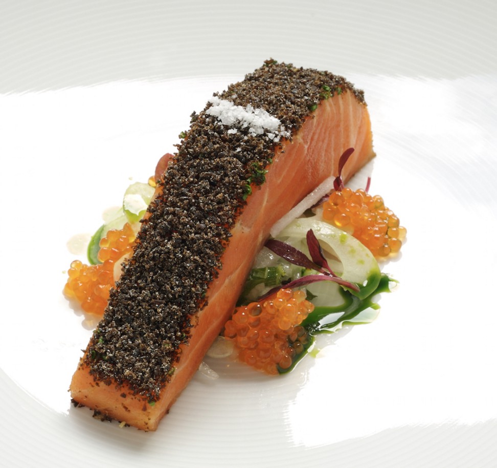 Tetsuya's signature Confit of Petuna Ocean Trout. Picture: courtesy of Tetsuya