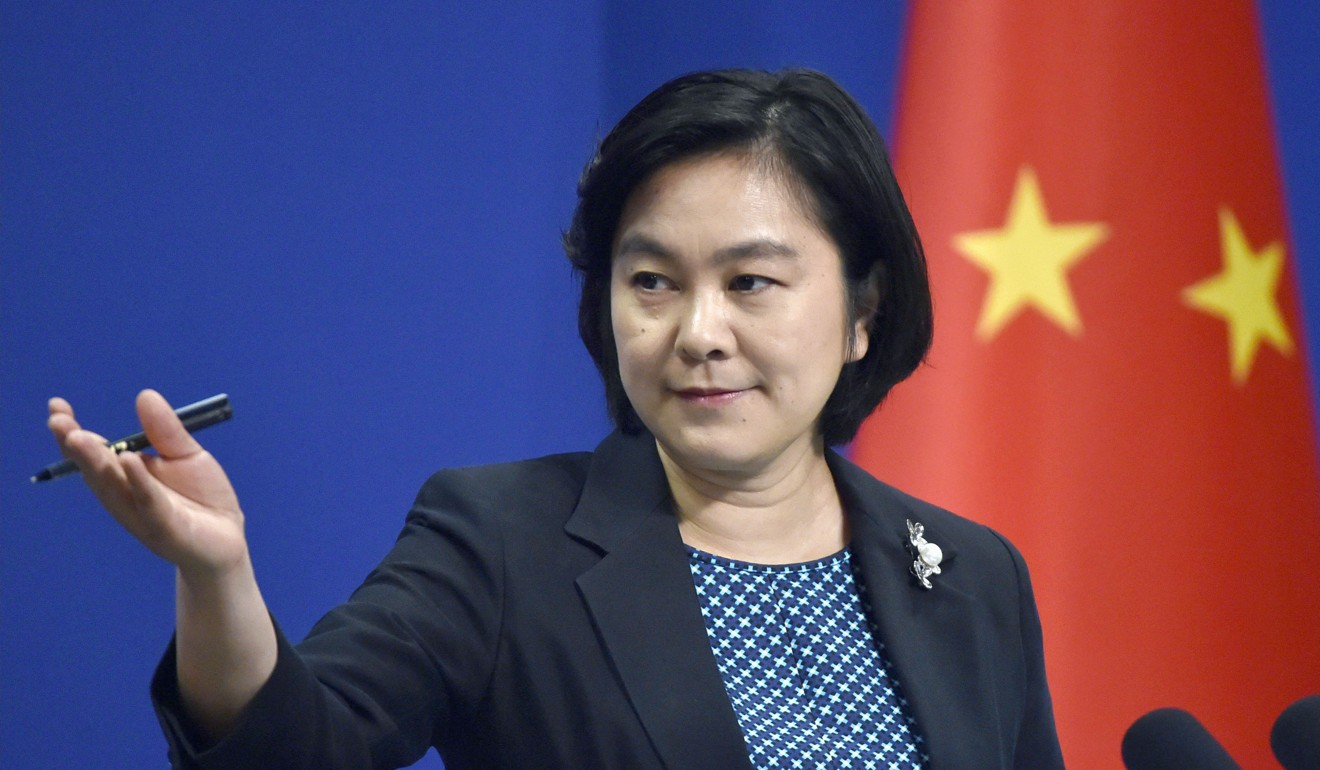 Chinese Foreign Ministry spokeswoman Hua Chunying. Photo: Kyodo