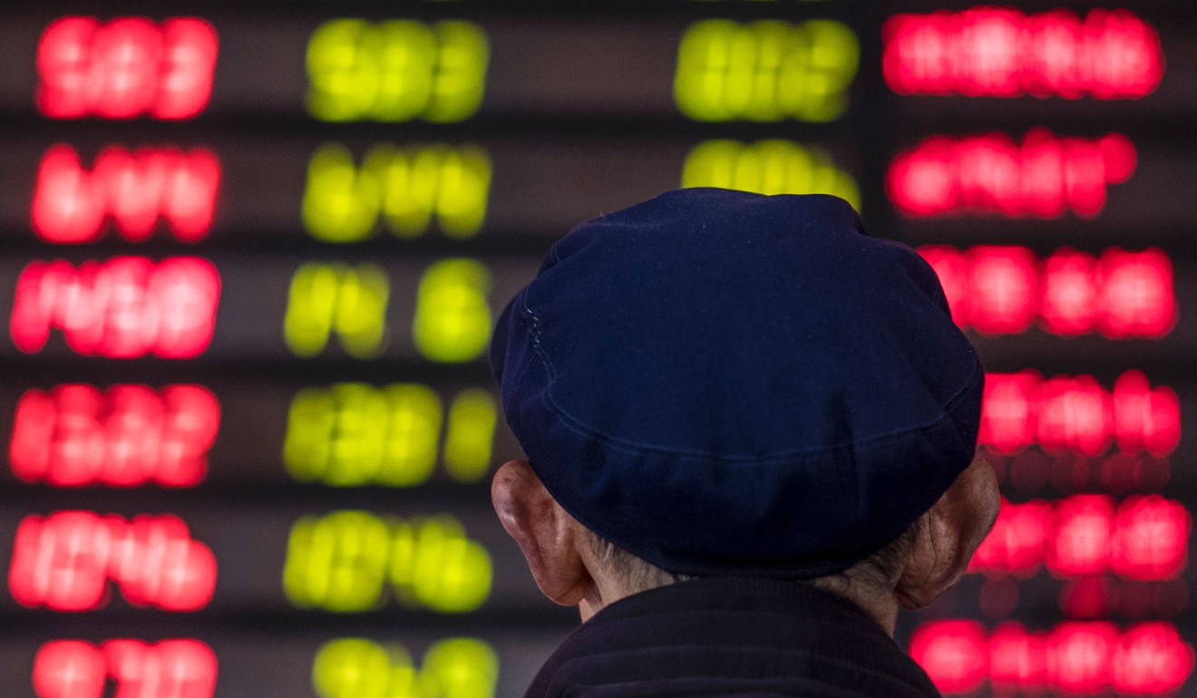 Mainland Chinese stocks were generally on an upward trend on Tuesday. Photo: AFP