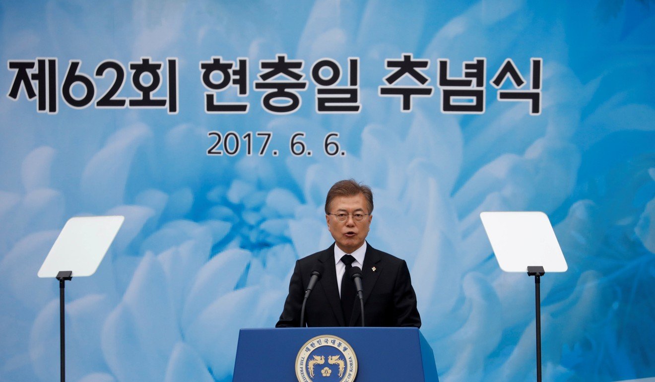 FSouth Korean President Moon Jae-in. Photo: Reuters