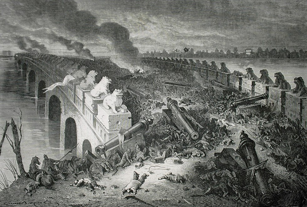 The Anglo-French victory over the Chinese army in the Battle of Baliqiao on September 21, 1860 opened a path to Beijing for the advancing forces. Picture: Alamy