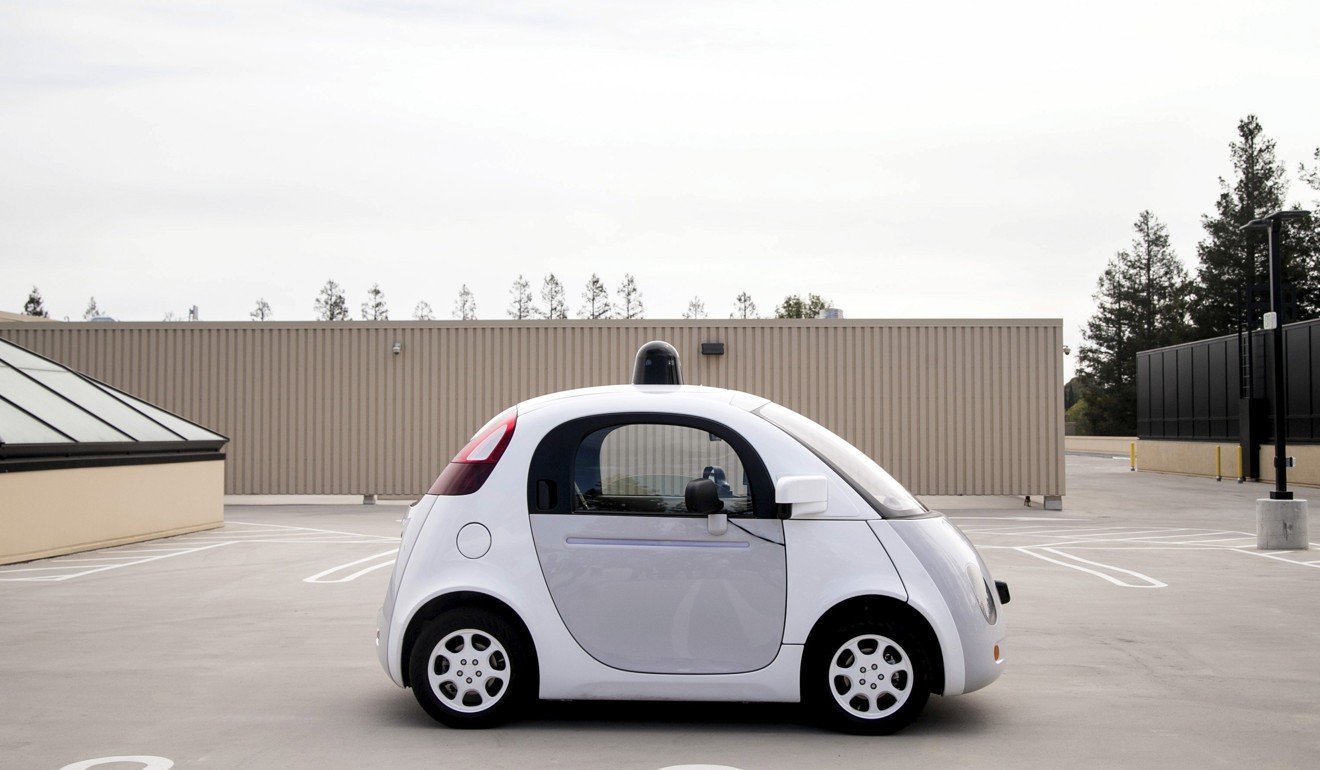 A prototype of Google's self-driving car. Photo: Reuters