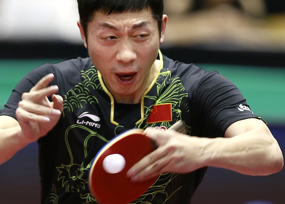 Xu Xin was one of three China players reprimanded by Chinese table tennis authorities. Photo: AP