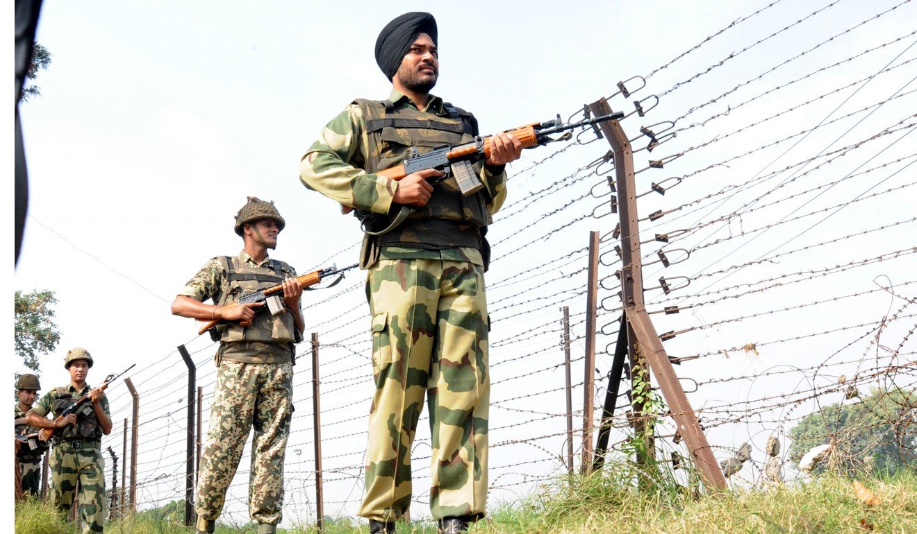 Indian troops patrol at the border with Pakistan. Many nations are caught up in the decades-long dispute between China and India. Photo: Xinhua