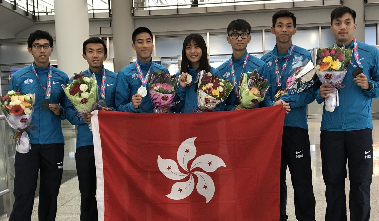 Hong Kong’s delegation returned with two silver and one bronze medals from India.