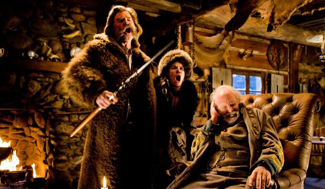 Kurt Russell, Jennifer Jason Leigh and Bruce Dern in The Hateful Eight. Photo: The Weinstein Company/TNS