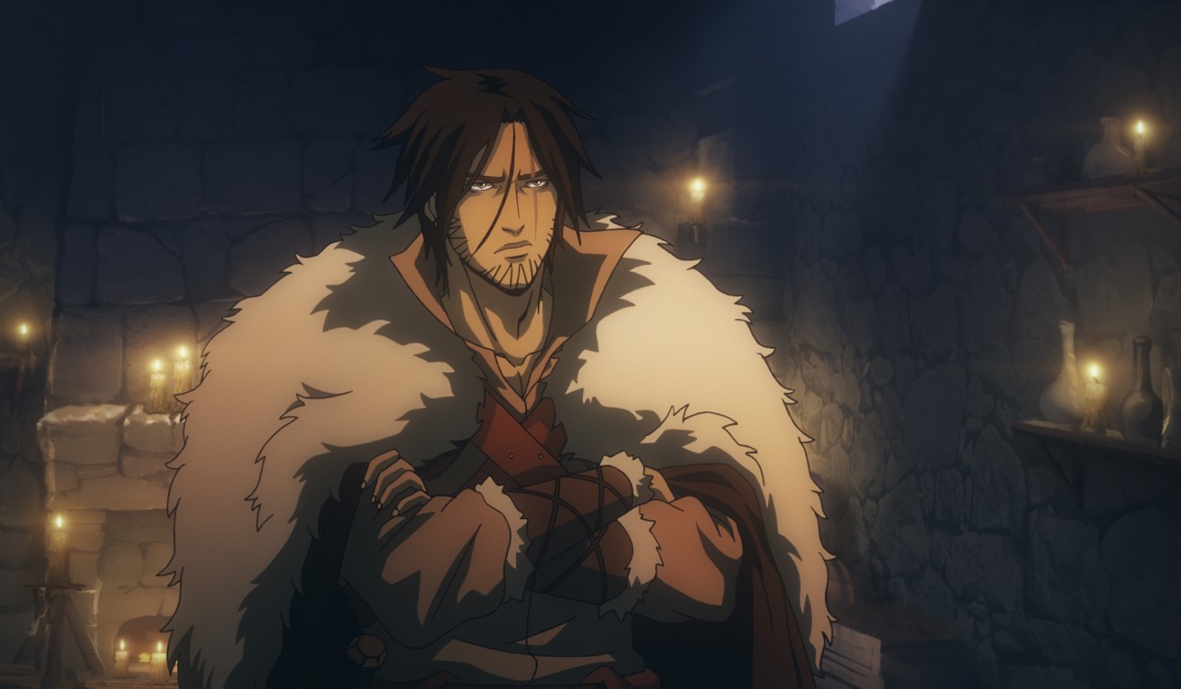 Main character Trevor Belmont, voiced by Richard Armitage. Photo: Netflix