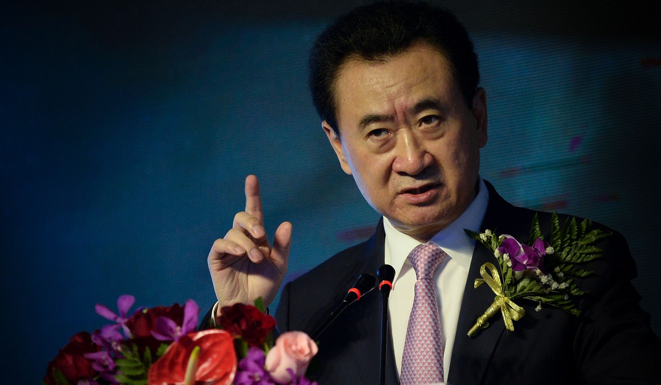 Wang Jianlin, chairman of China's Wanda Group. Photo: AFP
