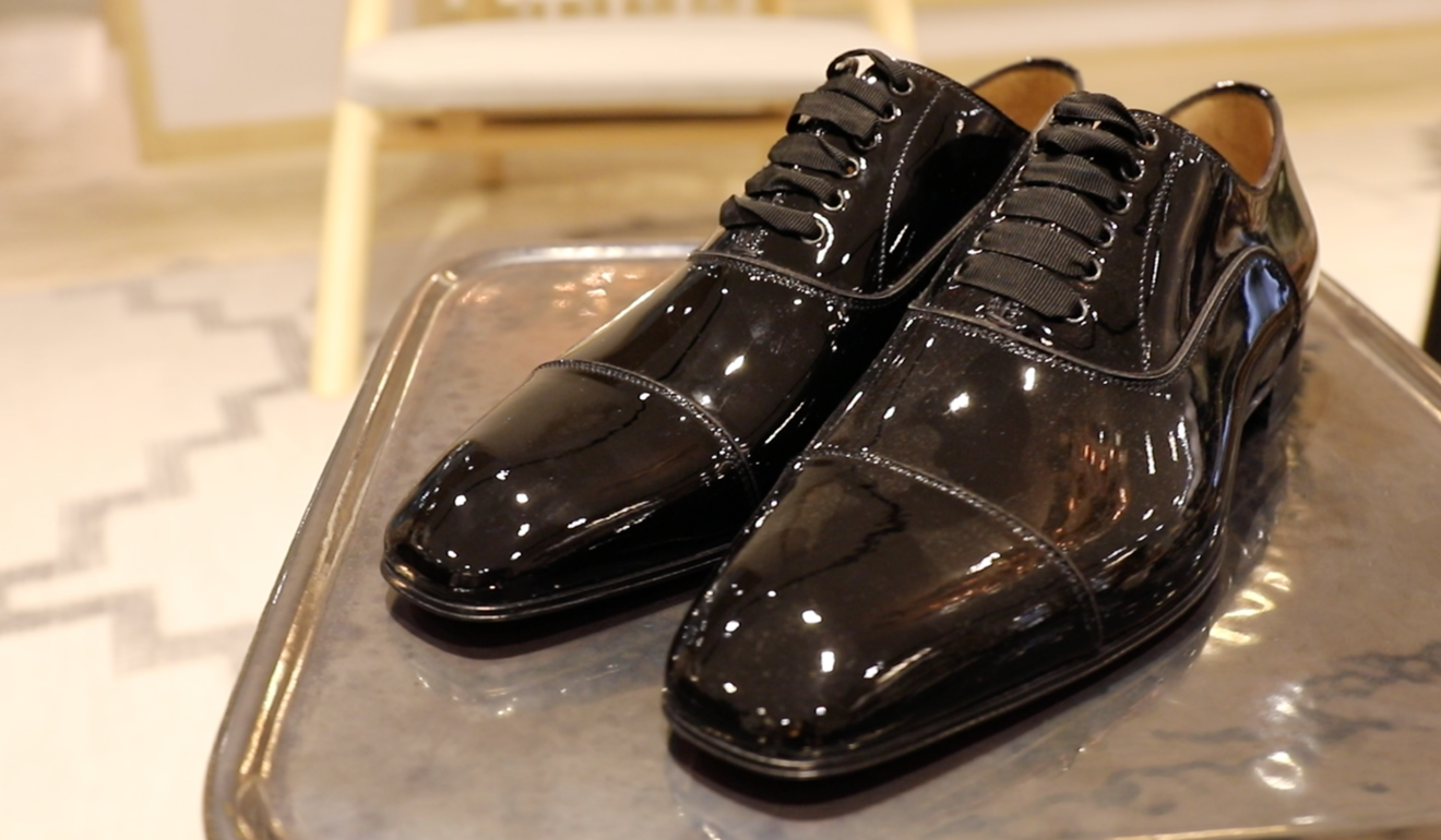 Black tuxedo shoes from Henderson.