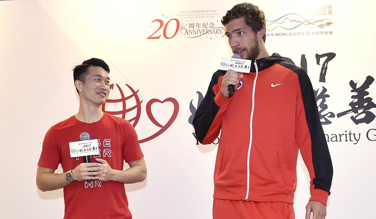 Duncan Reid featured in Yao Ming’s charity game in Hong Kong. Photo: Handout