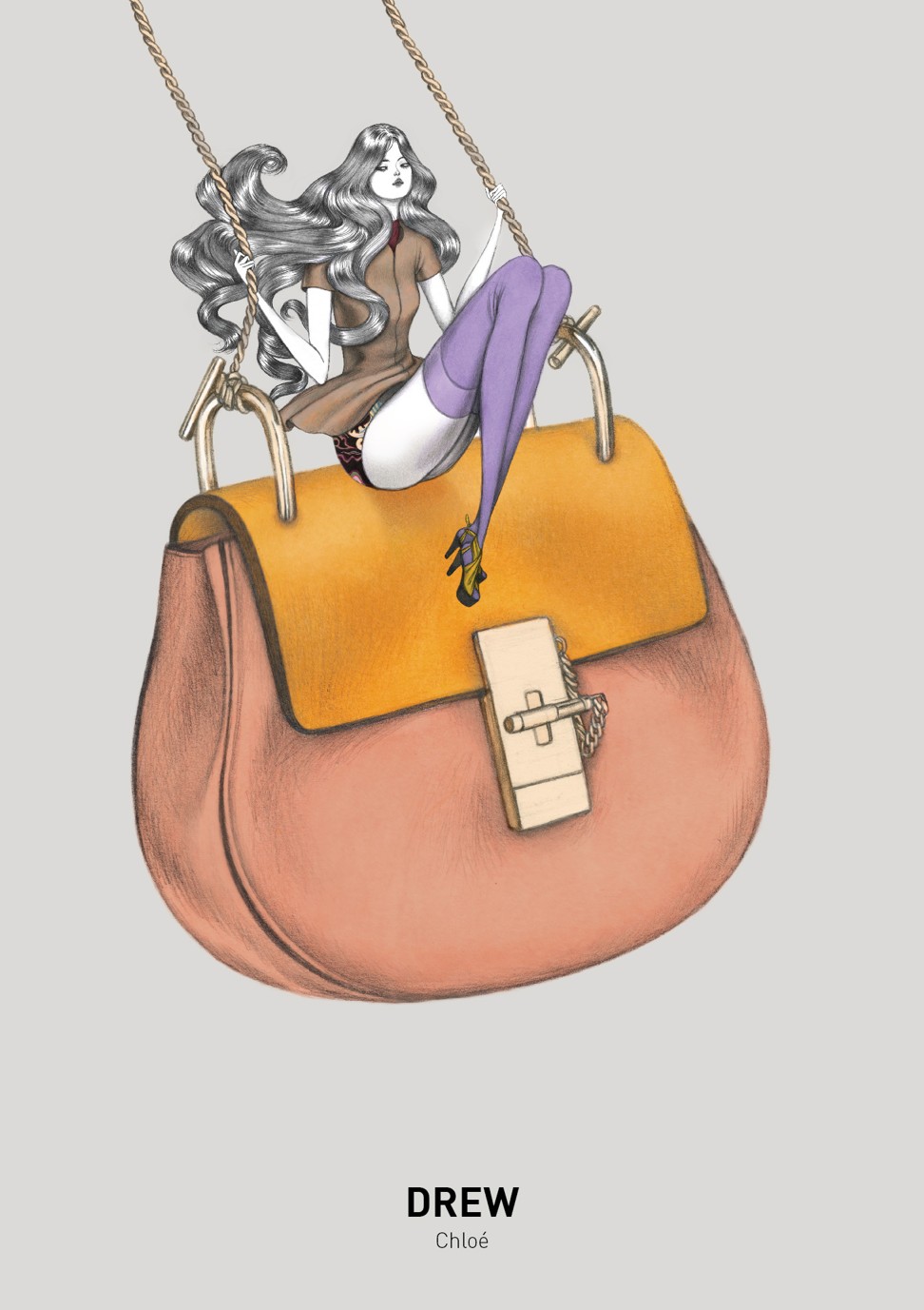 Iconic Bags Postcard Book Illustrated by Laura Laine – Fashionary