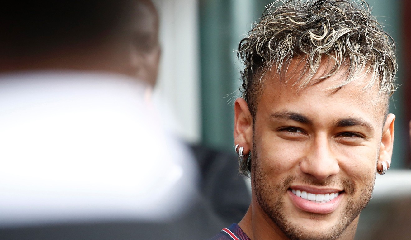 Brazilian superstar Neymar arrives at the Parc des Princes. Photo: AFP