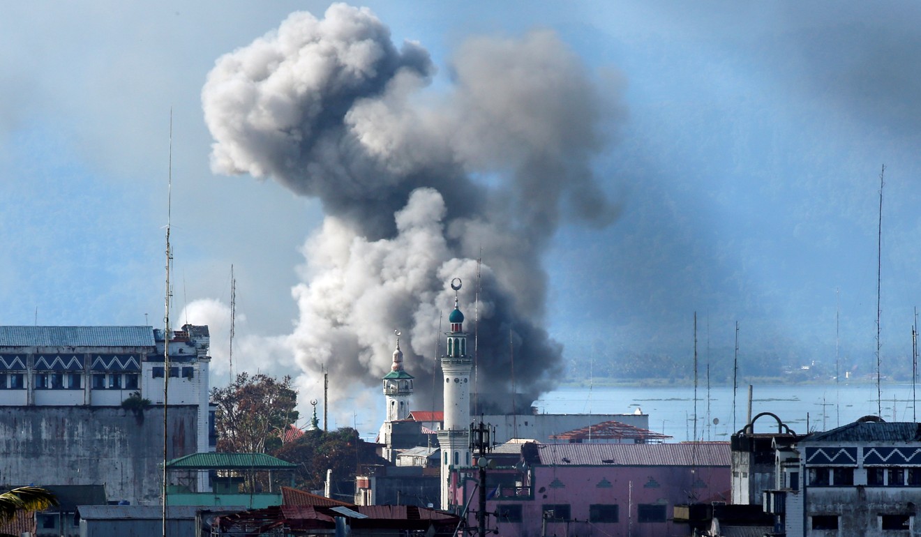 The Philippine has been carrying out air strikes on militant positions. Photo: Reuters