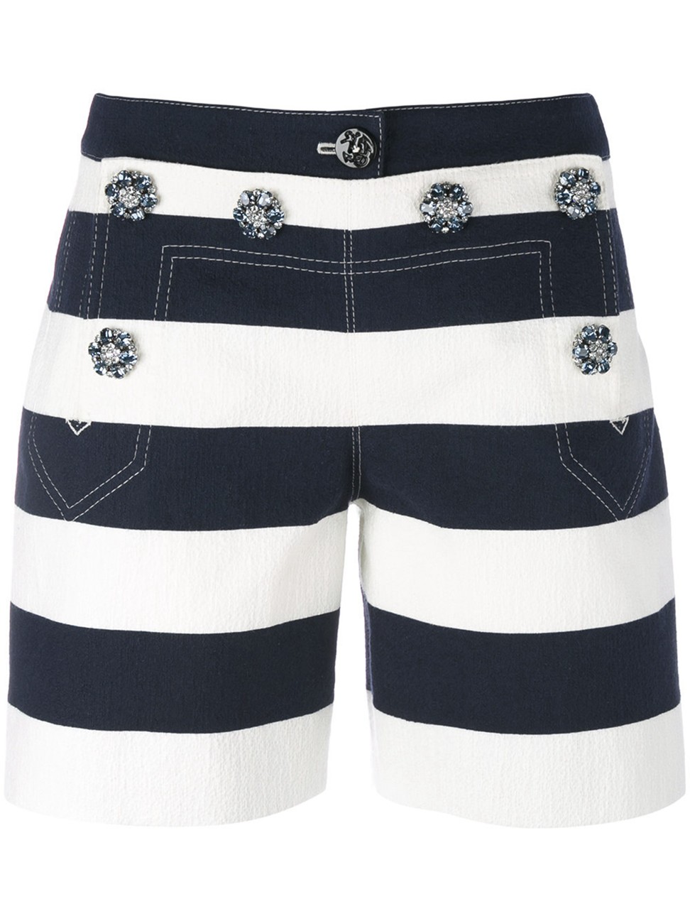 Striped shorts by Dolce & Gabbana.