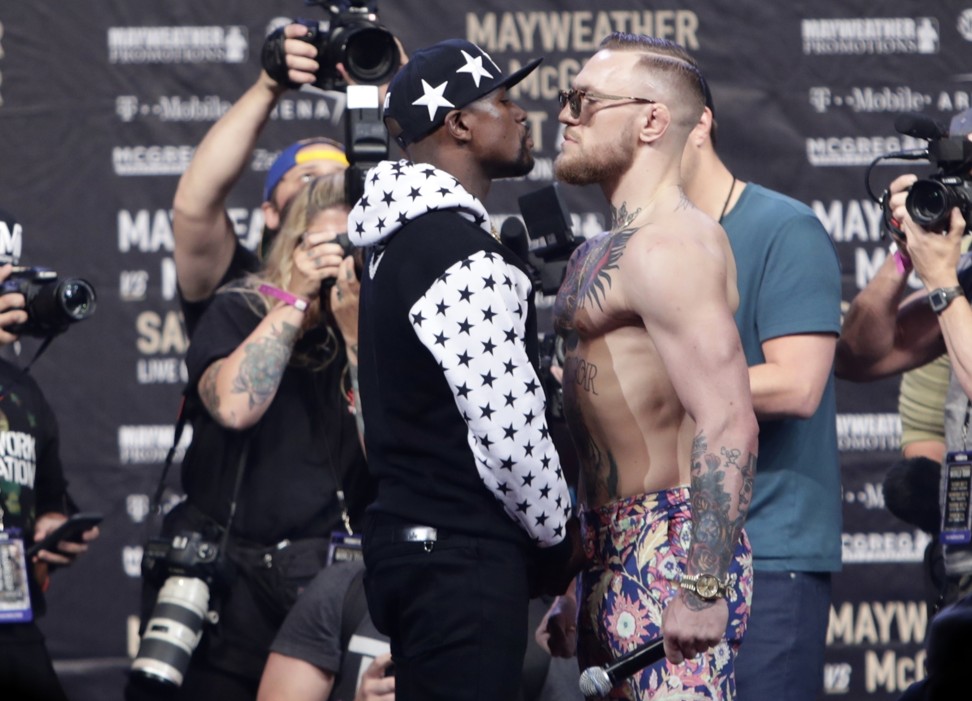 Mayweather and McGregor will face off in their superbout on August 26. Photo: AP