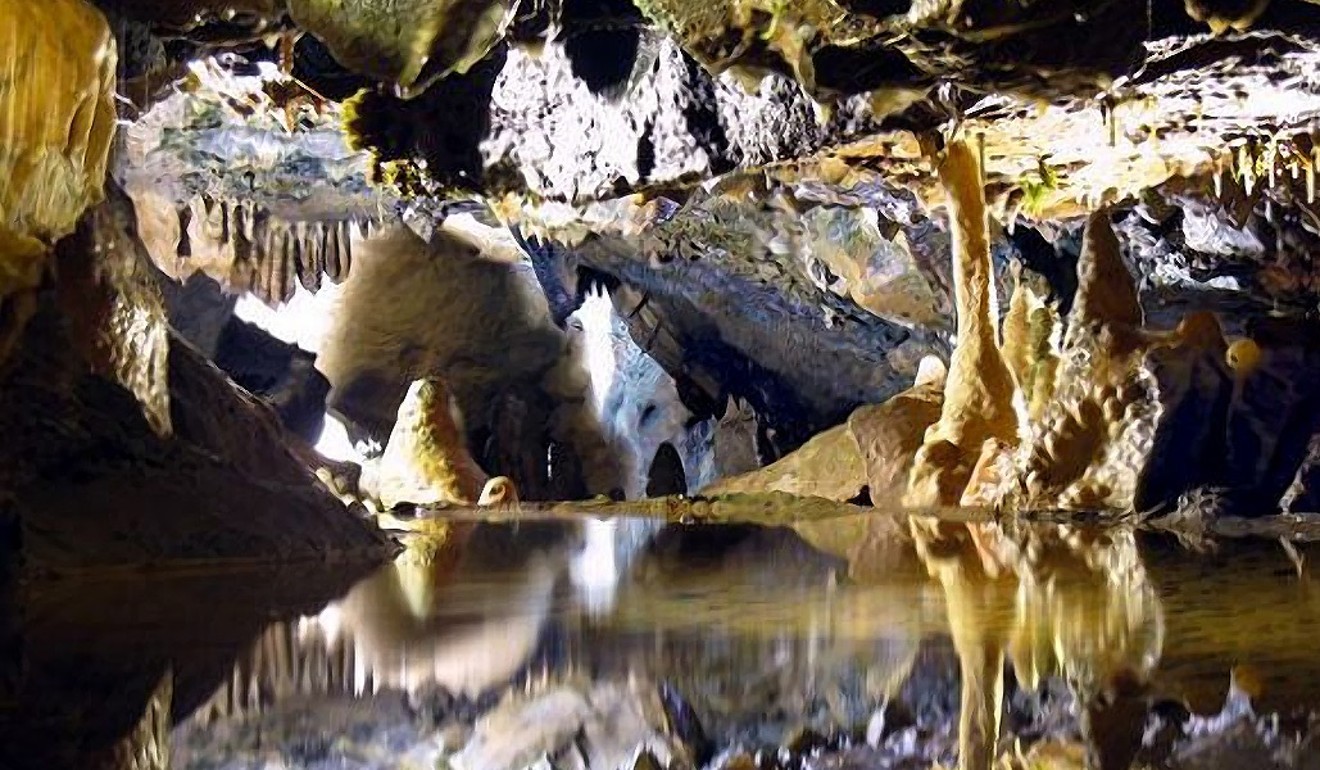 Gough's Cave in Somerset's Cheddar Gorge was home to a prehistoric band of cannibalistic humans. Photo: Wikipedia / Nachosan