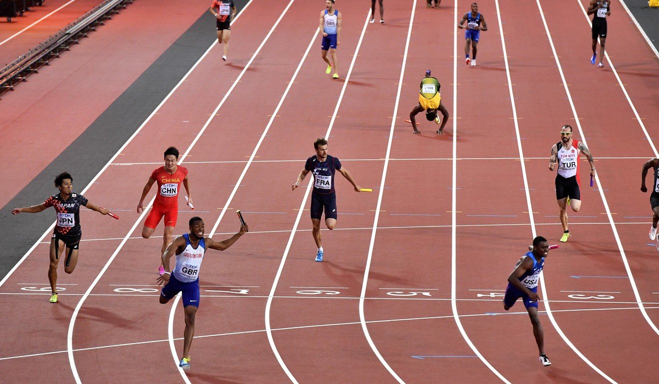 ‘He hit my head’: China blame British sprinter for costing them medal ...