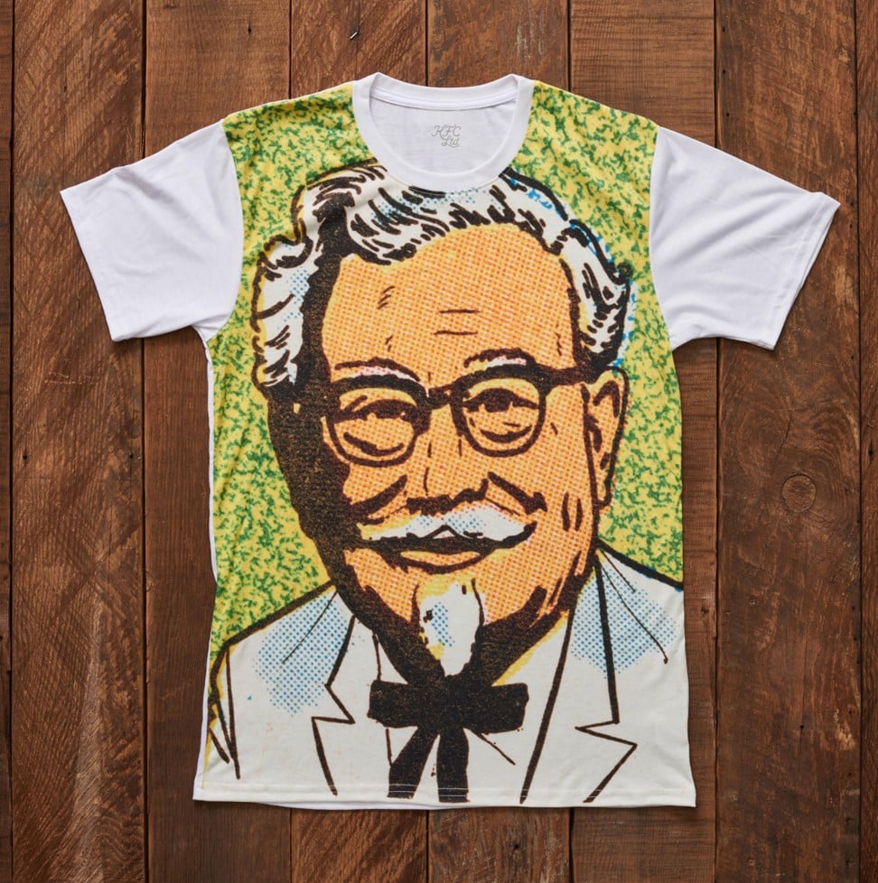 A T-shirt from KFC’s “Colonel chic” line.