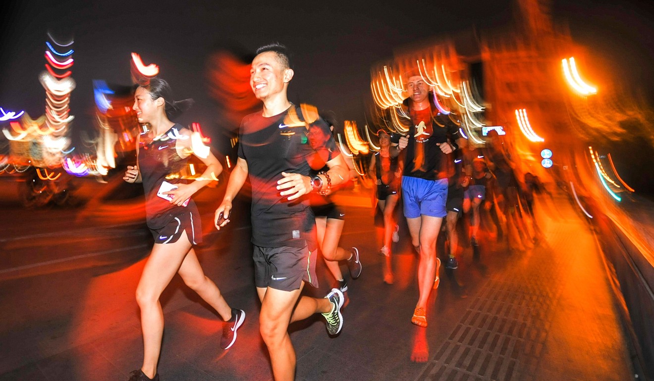 Running is enjoy a surge in interest from young, well-educated city residents. Photo: AFP
