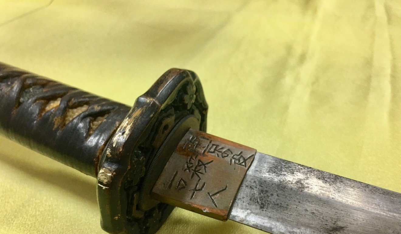 Police claimed Lu admitted to stealing the sword from the nearby Armed Forces Museum with a hammer he bought on Friday morning. Photo: CNA Pictures