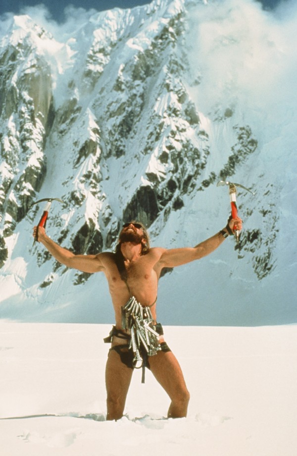 McCartney during the first ascent of the southwest face of Denali, the day before being struck down with cerebral edema. Picture: Jack Roberts