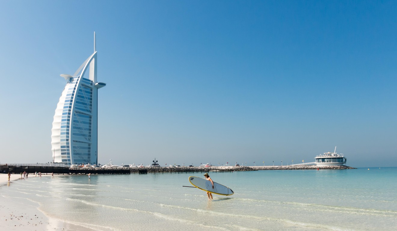 Jumeirah Beach in Dubai.