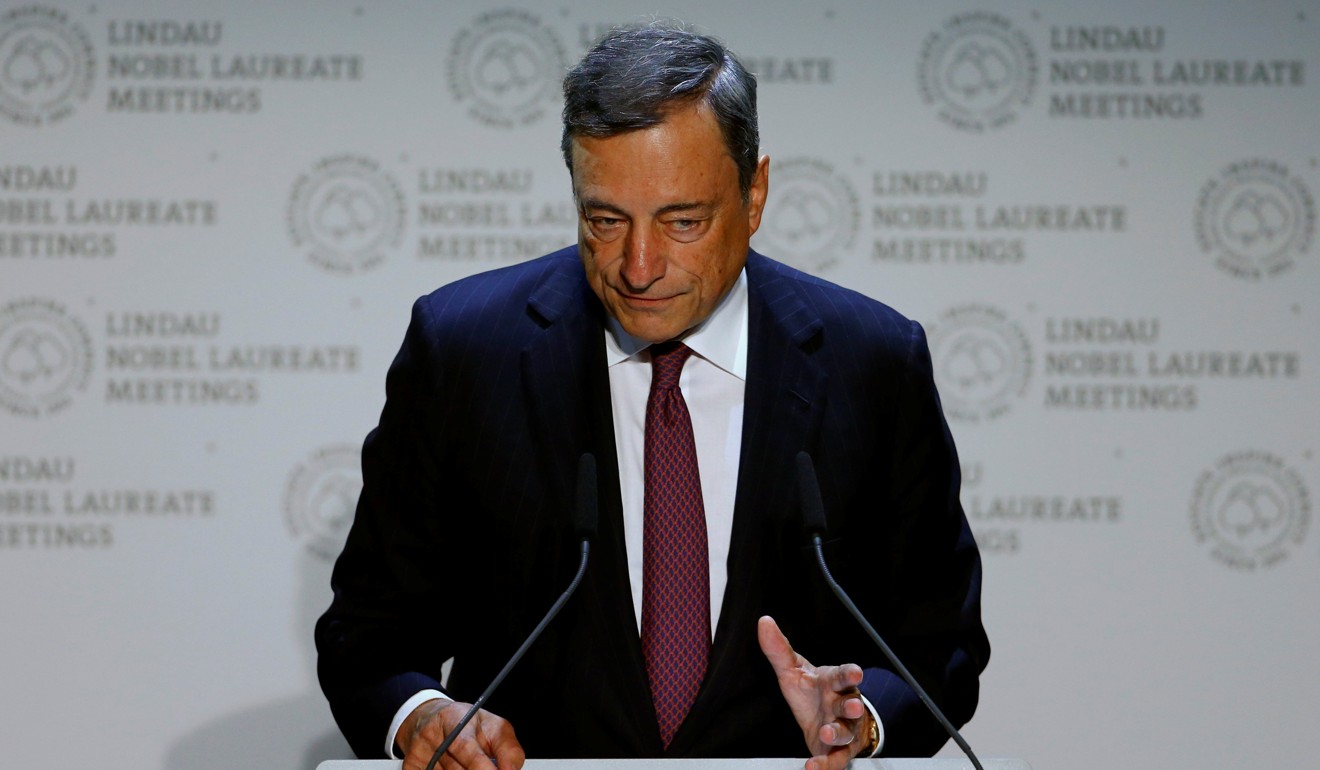 European Central Bank President Mario Draghi. Photo: Reuters