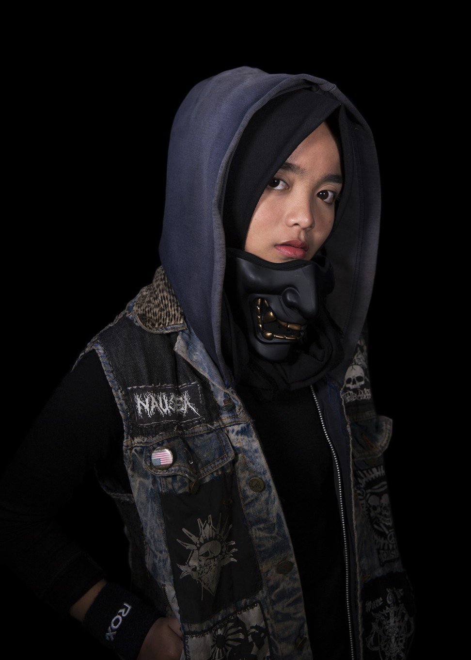 Kurnia says wearing a hijab is part of her identity as a Muslim woman. Photo: Abdul Abdullah and David Cholin