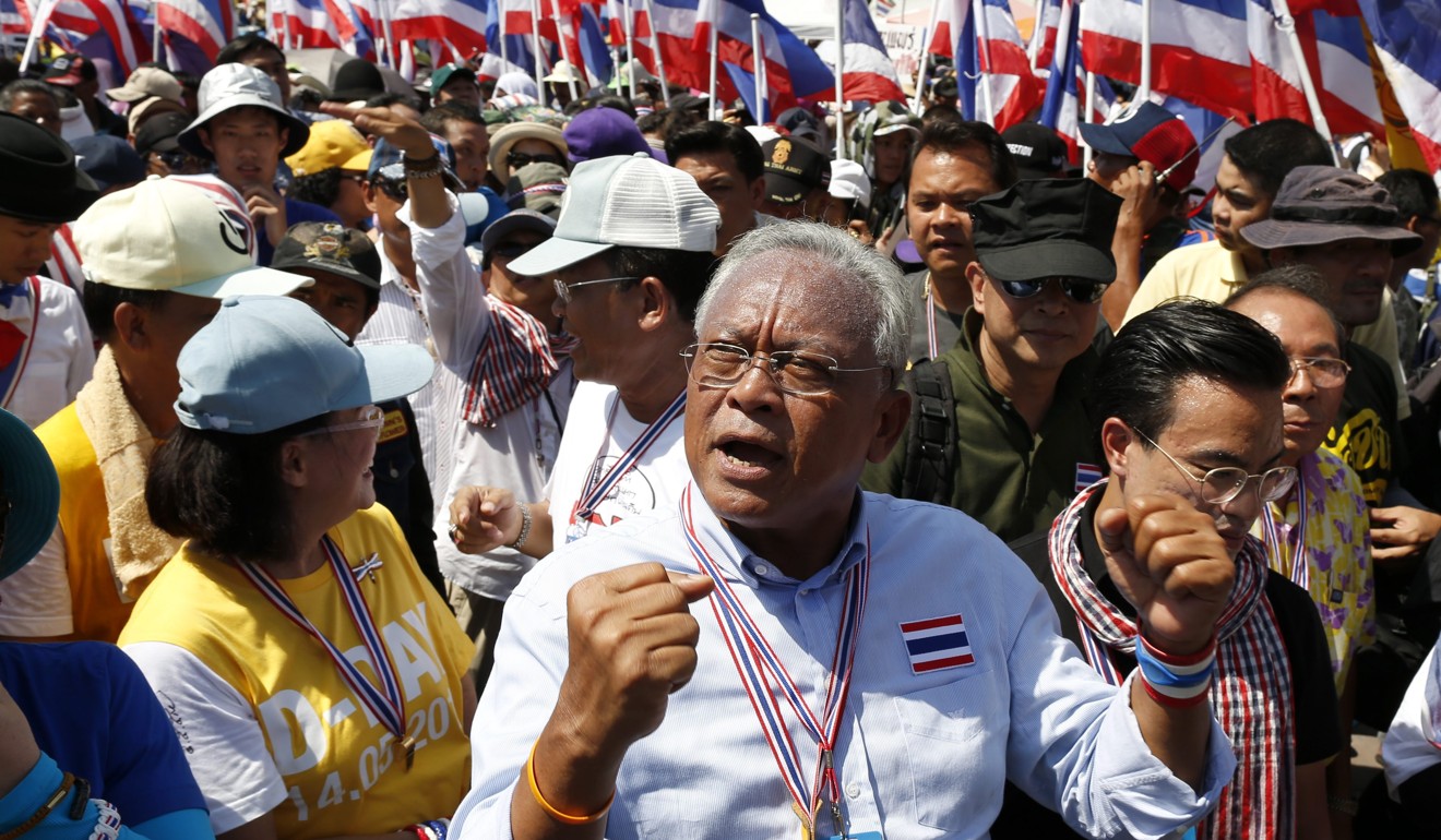 Thai anti-government protest leader Suthep Thaugsuban. Photo: EPA