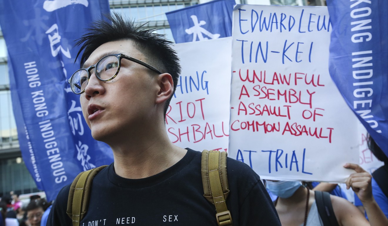 Hong Kong Indigenous spokesperson Edward Leung said unity was needed in the pro-democracy camp. Photo: David Wong