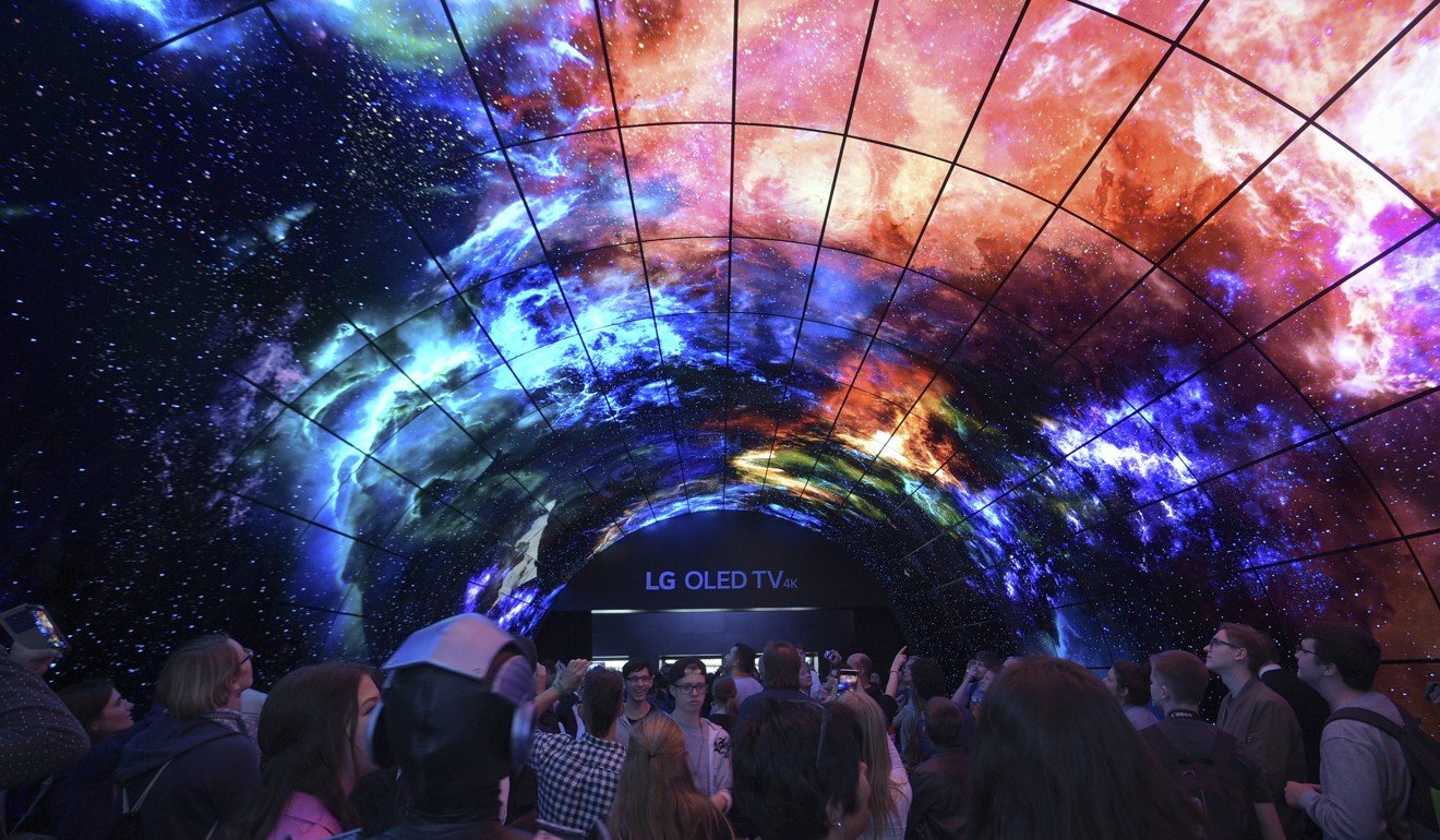 LG showed off its OLED TV ‘tunnel’ in Berlin. Photo: Messe Berlin