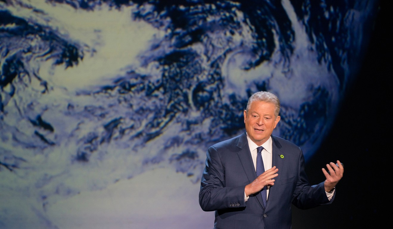 Gore presents An Inconvenient Sequel in Houston, Texas. Picture: Jensen Walker, Paramount Pictures