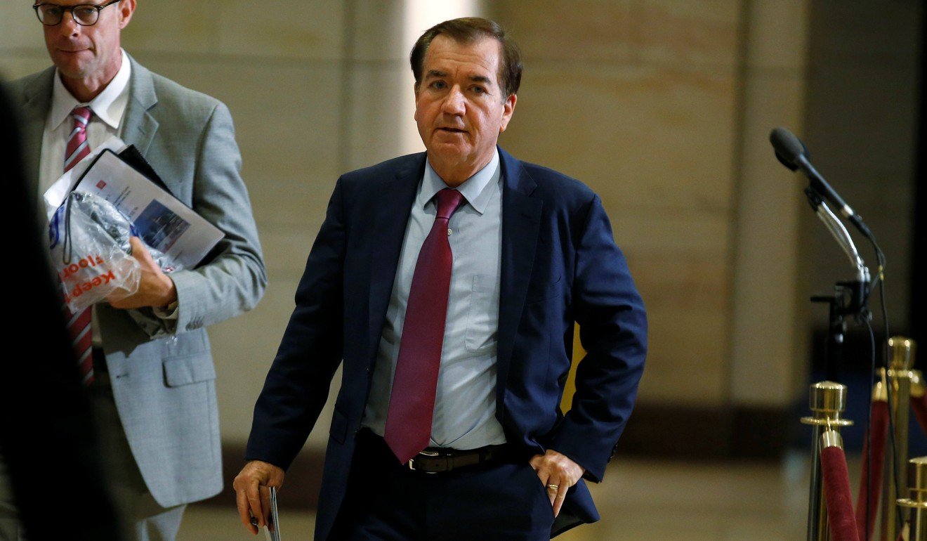 Chairman of the House Foreign Relations Committee Ed Royce arrives for a recent closed classified briefing for members of the House of Representatives on North Korea and Afghanistan in Washington. Photo: Reuters