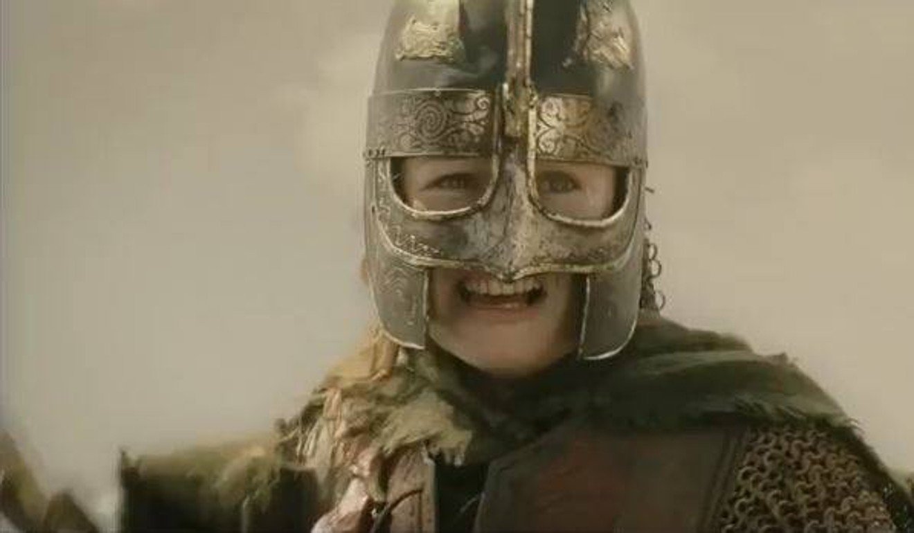 A scene from Lord of the Rings: Return of the King, in which a warrior is revealed to be the shieldmaiden Eowyn, as played by Miranda Otto. Photo: New Line Cinema