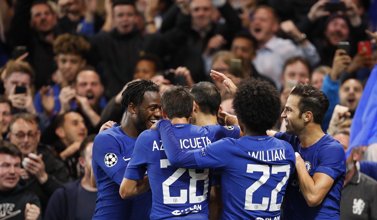 Chelsea thrashed Qarabag in the Champions League in midweek. Photo: Xinhua